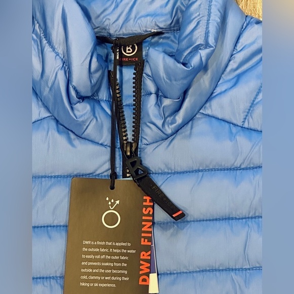 BOGNER Fire & Ice Men’s Lightweight Down Jacket in Light blue Coat - Picture 2 of 16
